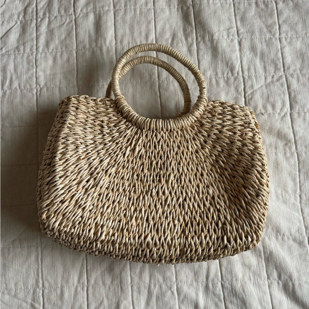 Straw handbag - Picture 2 of 3